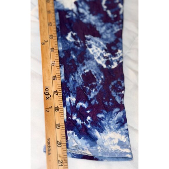 Loveappella Womens Tie-Dye Leggings Small Rayon/Spandex Blend - Picture 9 of 9